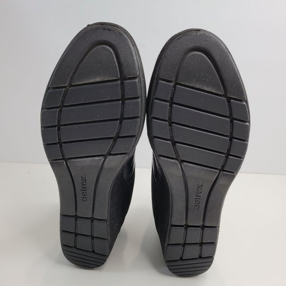 Aetrex Adele Women's Black Leather Ankle Boots US Size 9 EU 40 - Picture 7 of 8